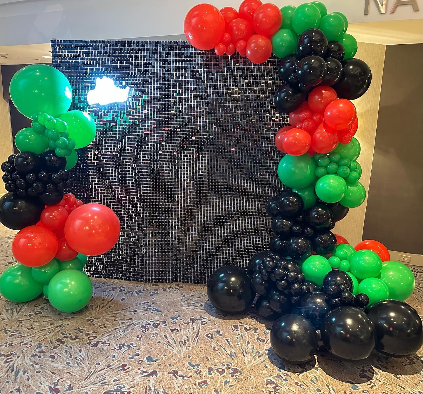 Stunning balloon design for African gala event